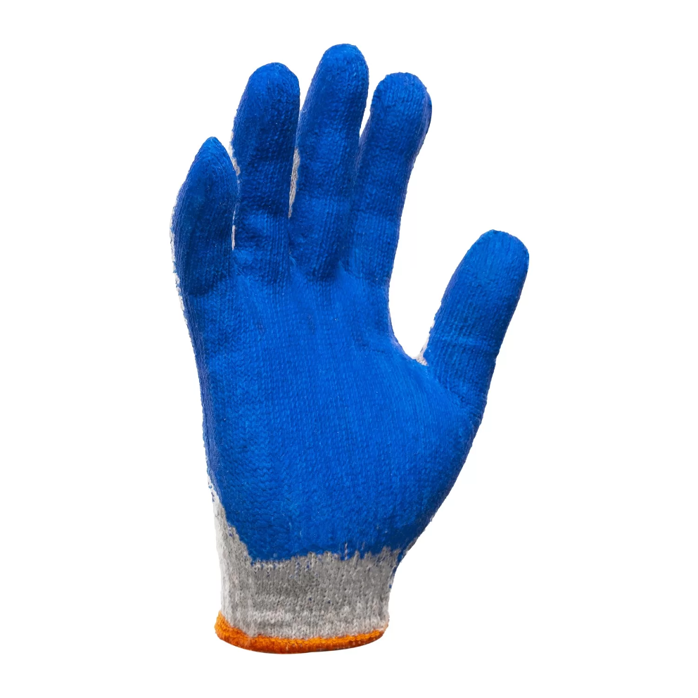 Рукавиці з латексним покриттям Вампірки Econom сині, BLUETOOLS (220-1216), р.10" / XL